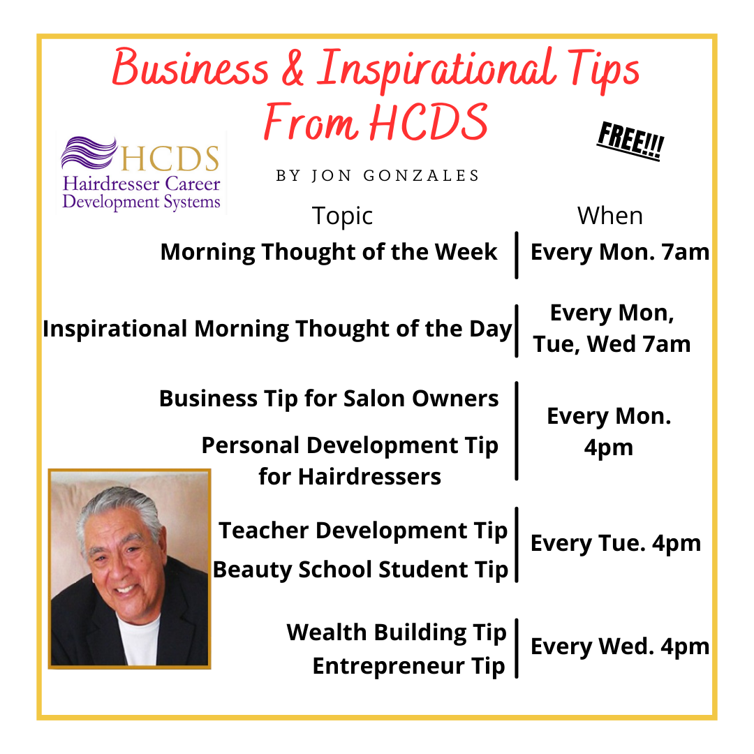 Salon Owner and Business Management Tips Schedule